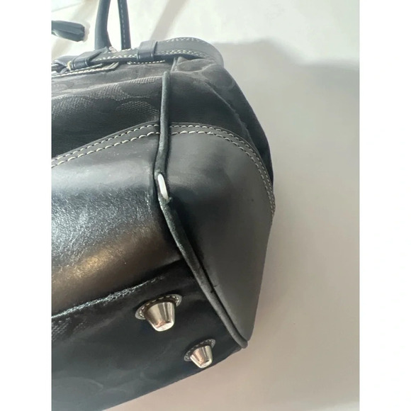 Coach Black Signature Tote Bag - Picture 7 of 10